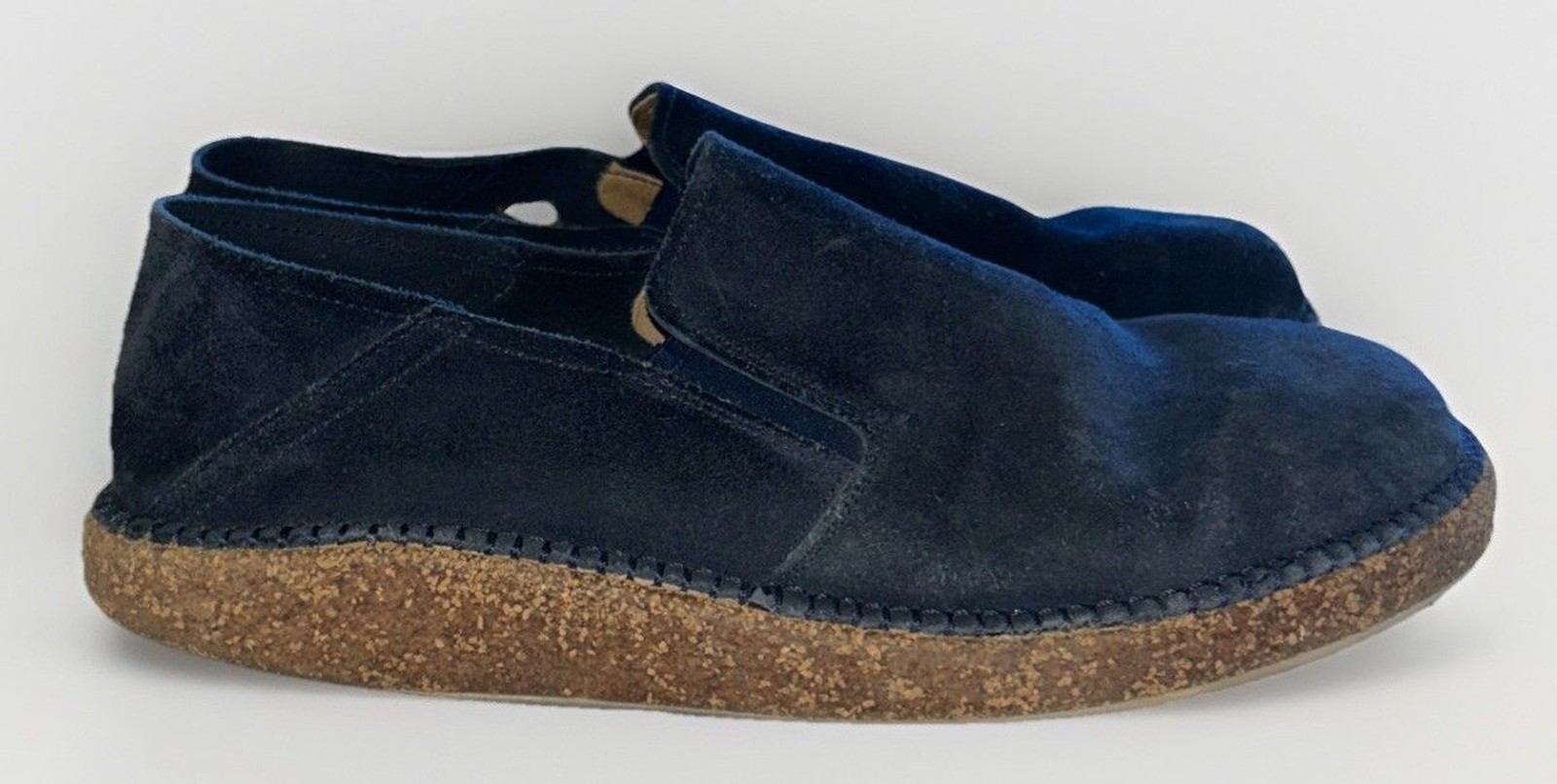 Birkenstock Callan Suede Leather Slip-On Navy Blue Loafers Men’s Sz 11-11.5 /44
