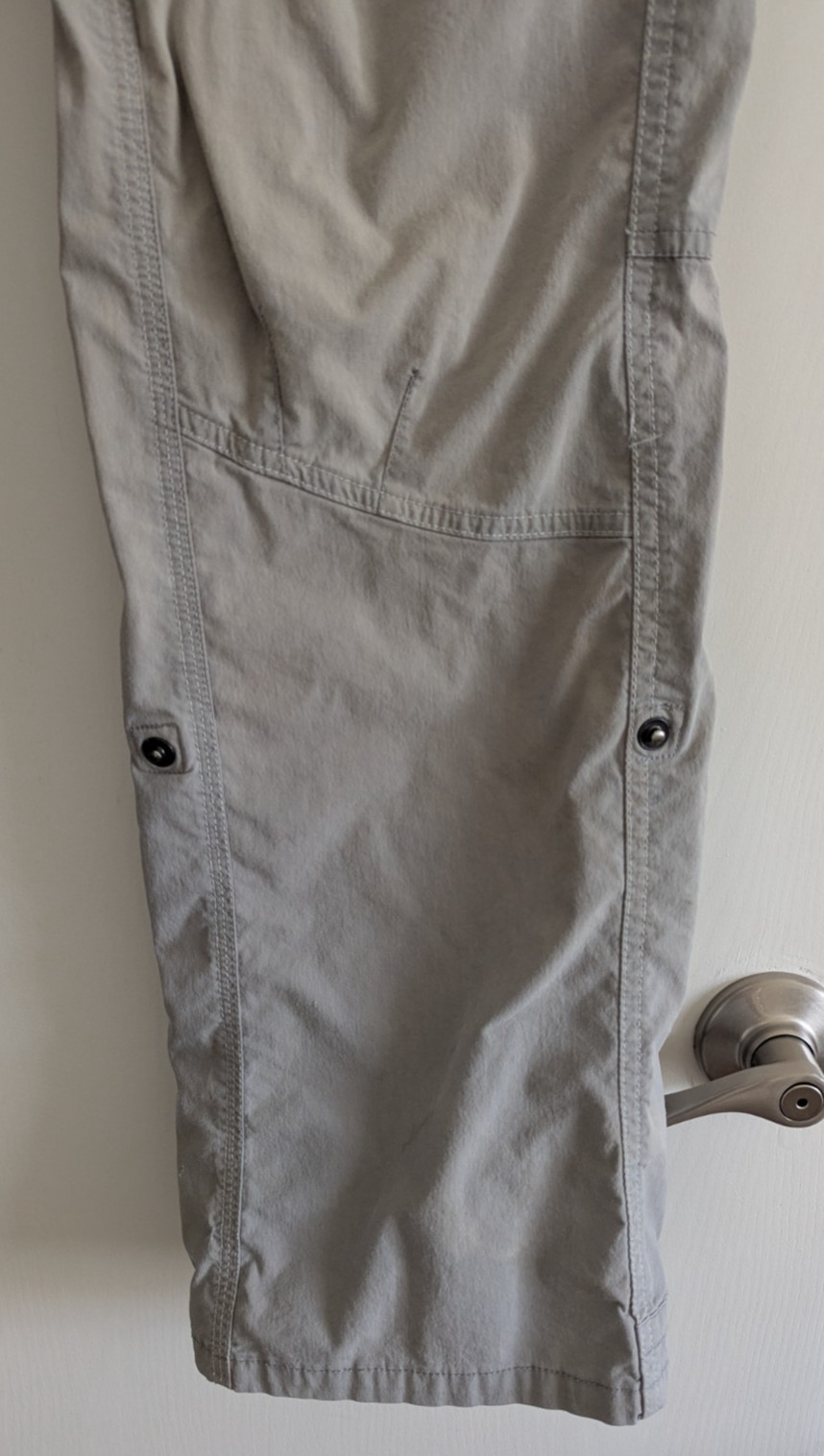 Kuhl tan convertible cargo Gorpcore hiking outdoor pants size 6 reg