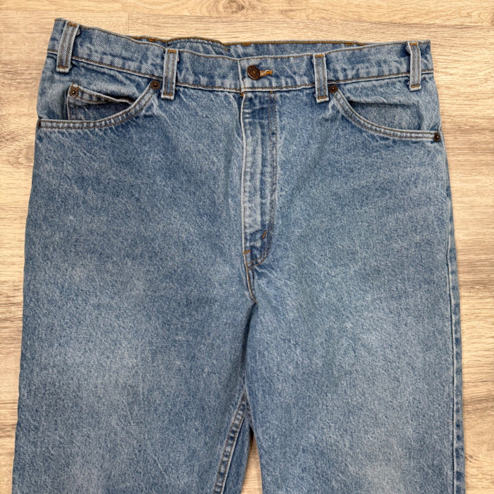 Levi’s 540 Jeans Mens Relaxed Fit Straight Leg Light Wash Denim Pants 34×31