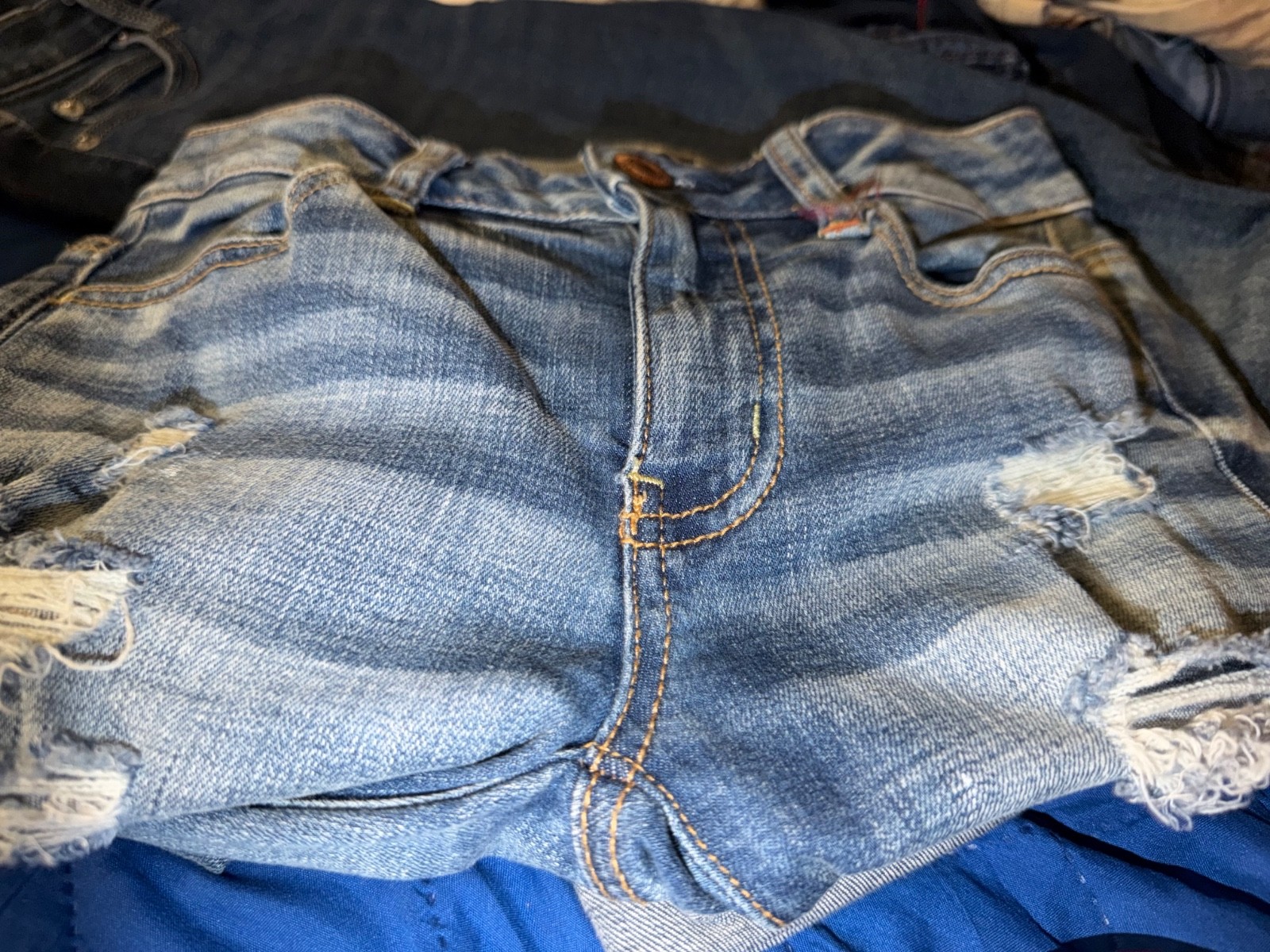 American Eagle Outfitters Women’s Mid Rise Jegging Light Wash Stretch 0