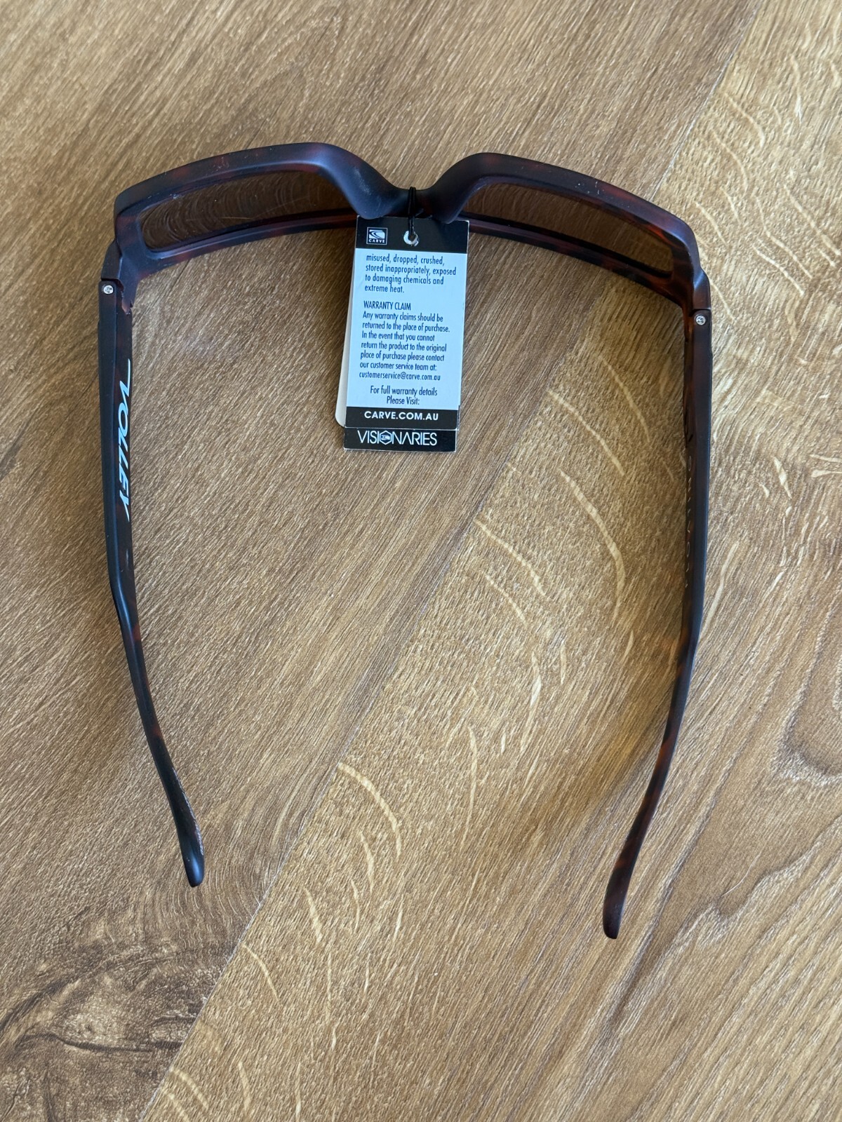 Carve Volley Floatable Hydrophobic Injected Polarized Tortoise Sunglasses NWT