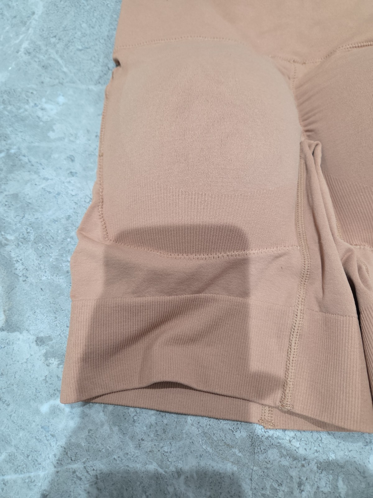 M&S Cool Comfort Seamless Bum Boosting Shorts SIZE M 12-14 RICH AMBER