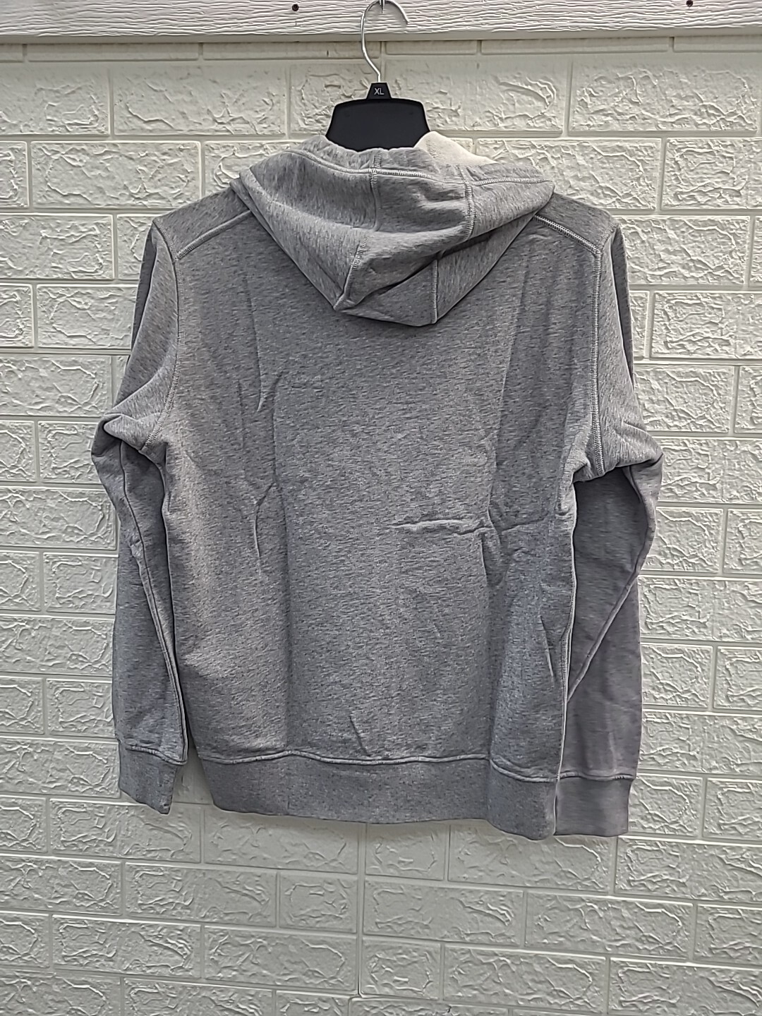 New Stone Island Long Sleeve Full Zip Gray Fleece Sweatshirt Size XXLarge