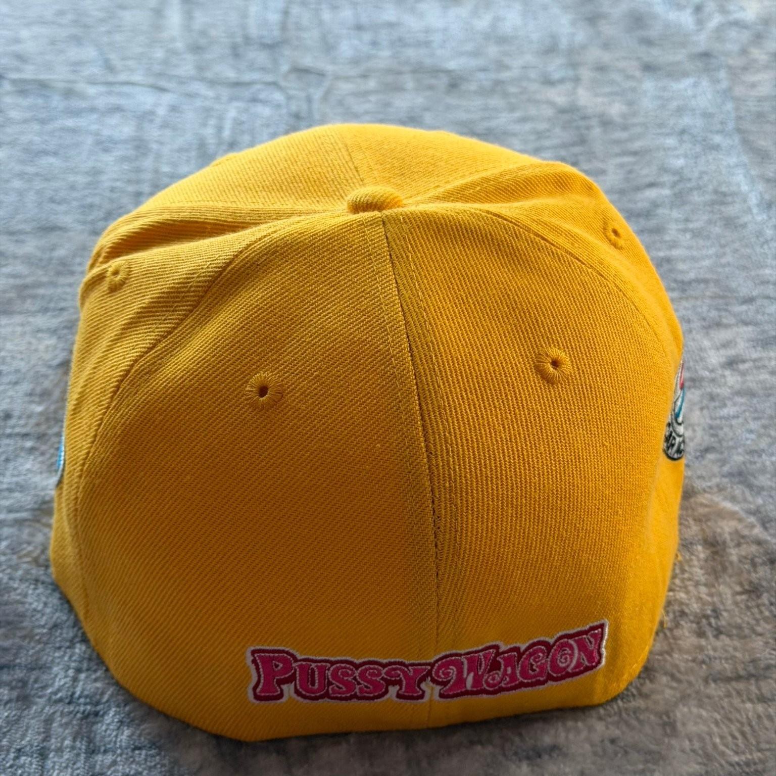 Headgear Classics Kill Bill Fitted Hat 7 3/8 Yellow Pussy Wagon Movie Cap