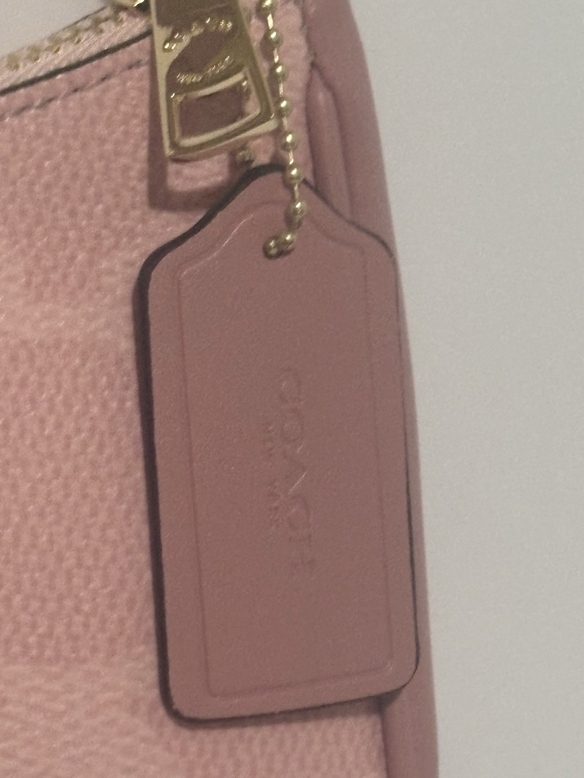 COACH Teri Shoulder Bag In signature canvas/Gold/Powder Pink New CAL51-Free Ship