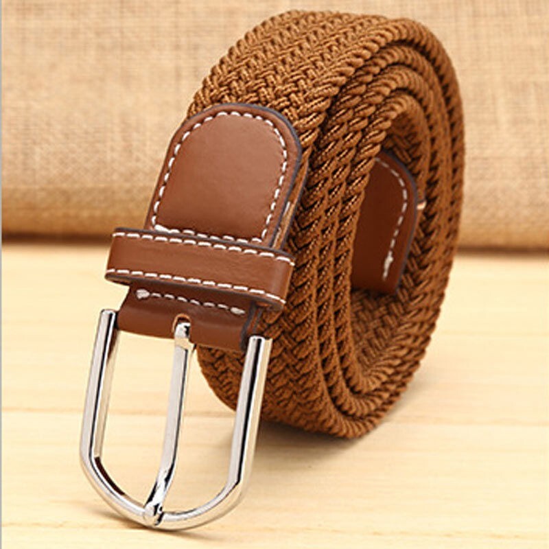 Elastic Fabric Braided Belt,Enduring Stretch Woven Belt for Unisex Men/Women/Jun