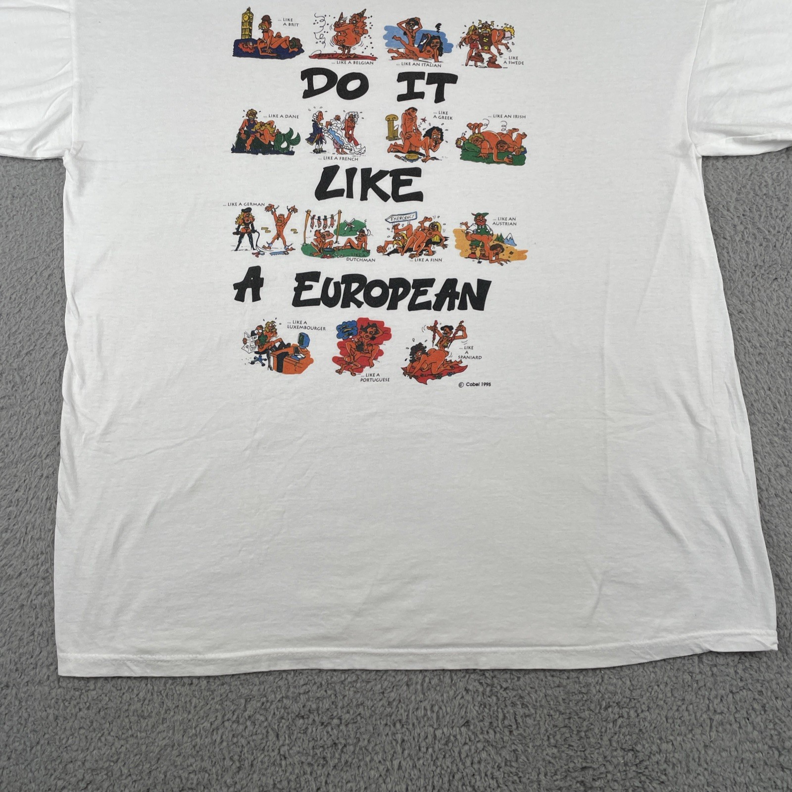 Vintage B&C 150 2XL Do It Like A European Shirt Euro Style Pure Cotton Xtra Soft