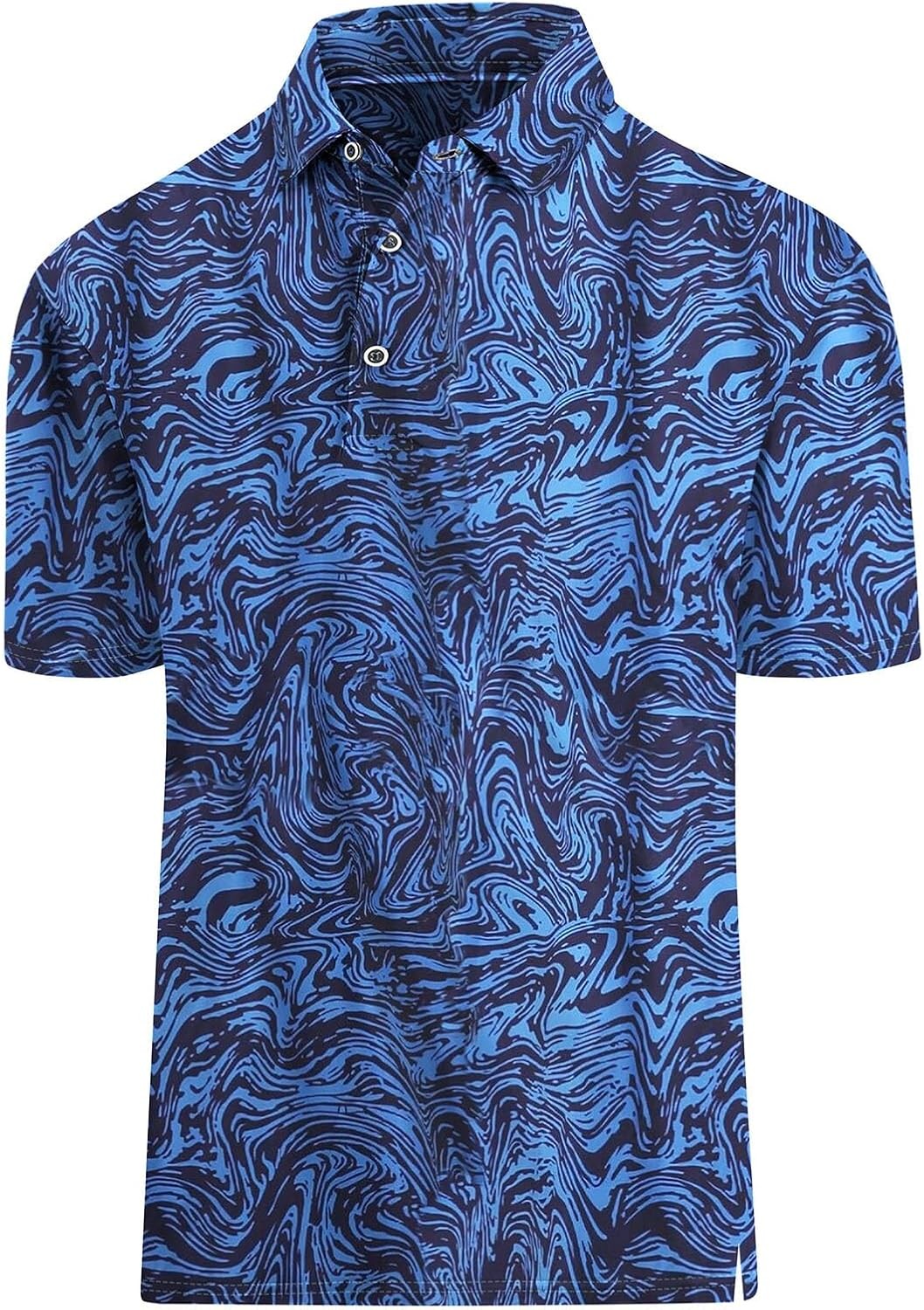 Men’s Dry Fit Golf Polo Shirt – Moisture Wicking Performance Short Sleeve Tee