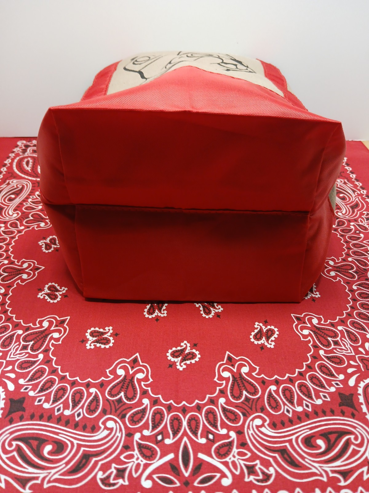Buc-ee’s Mini Tote Bag ~ New 13×12 Market Bag Small Reusable ~ Canvas & Red Tote