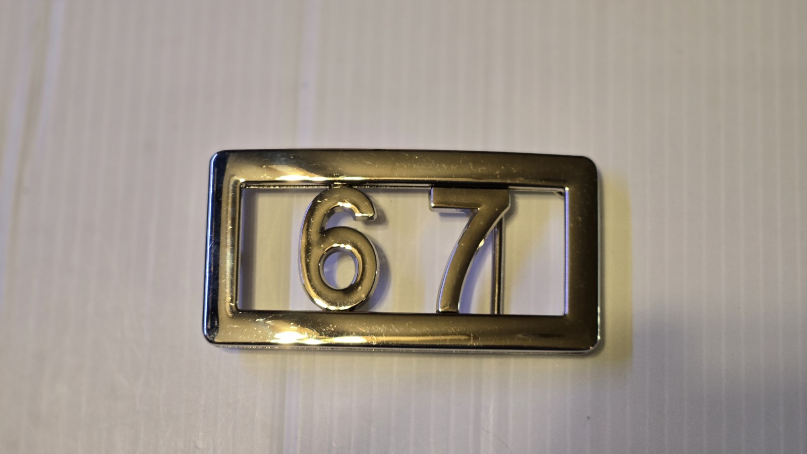 6 7 SIX SEVEN Custom Personalized Name Belt Buckle -Put your name on Buckle