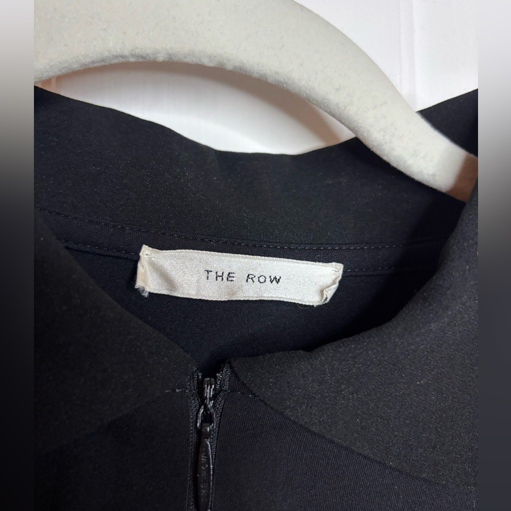 EUC The Row French Terry sweatshirt style top in black size XS