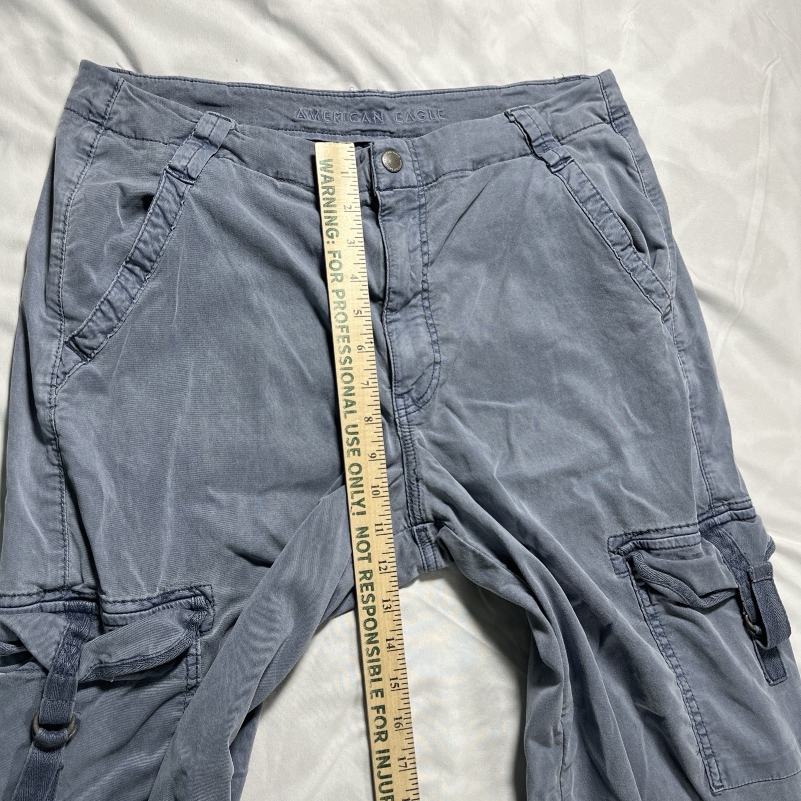 American Eagle Women’s Cargo Stretchy Pants Lot Of 2 See Details & Photos Sz 14