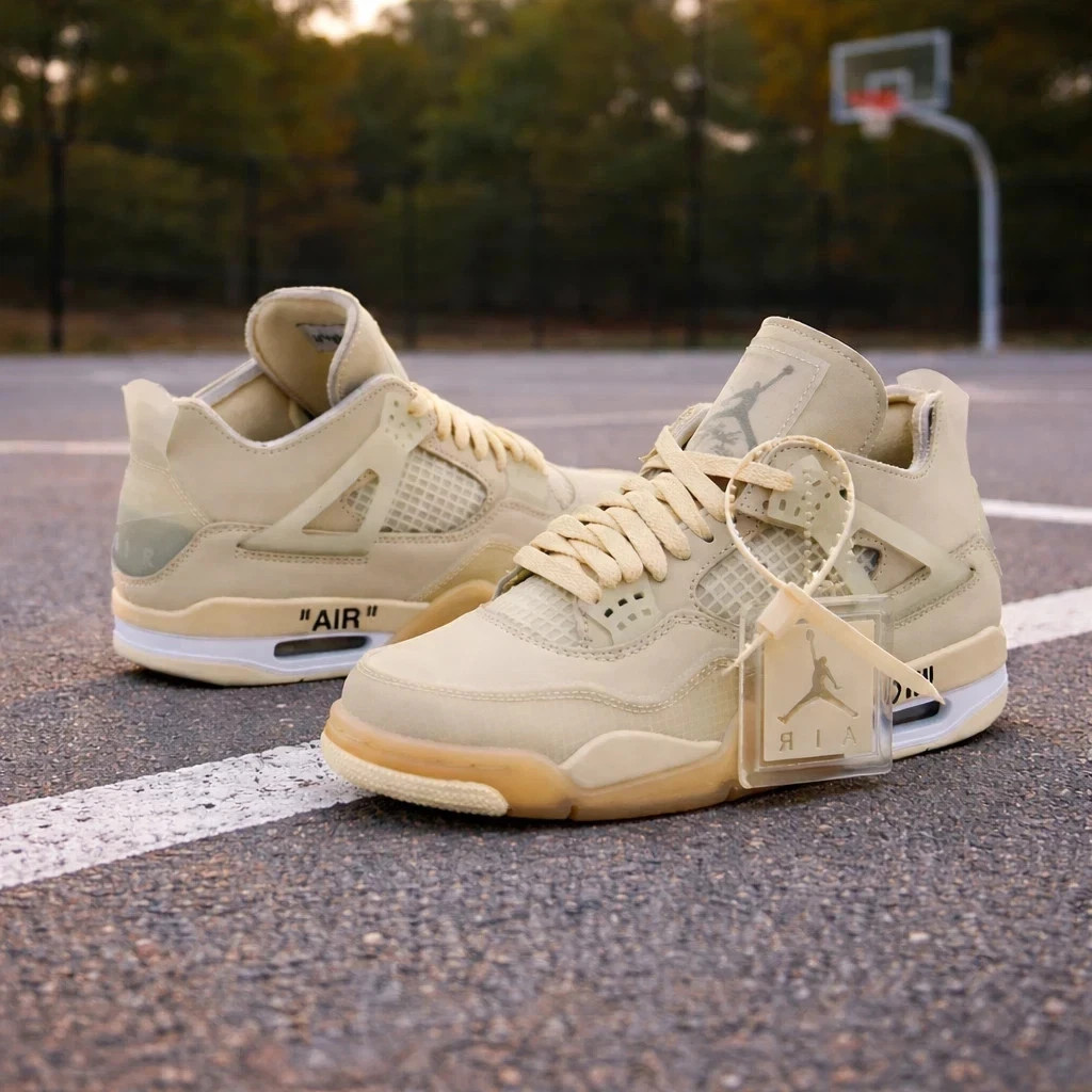 NEW Jordan 4 Sail Cream Beige Men’s Size US 7-12