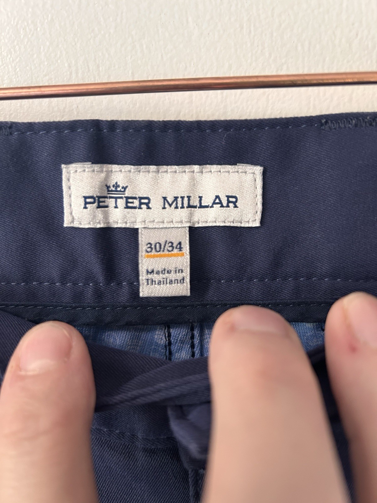 Peter Millar Men’s Chino Pants Navy 30×34