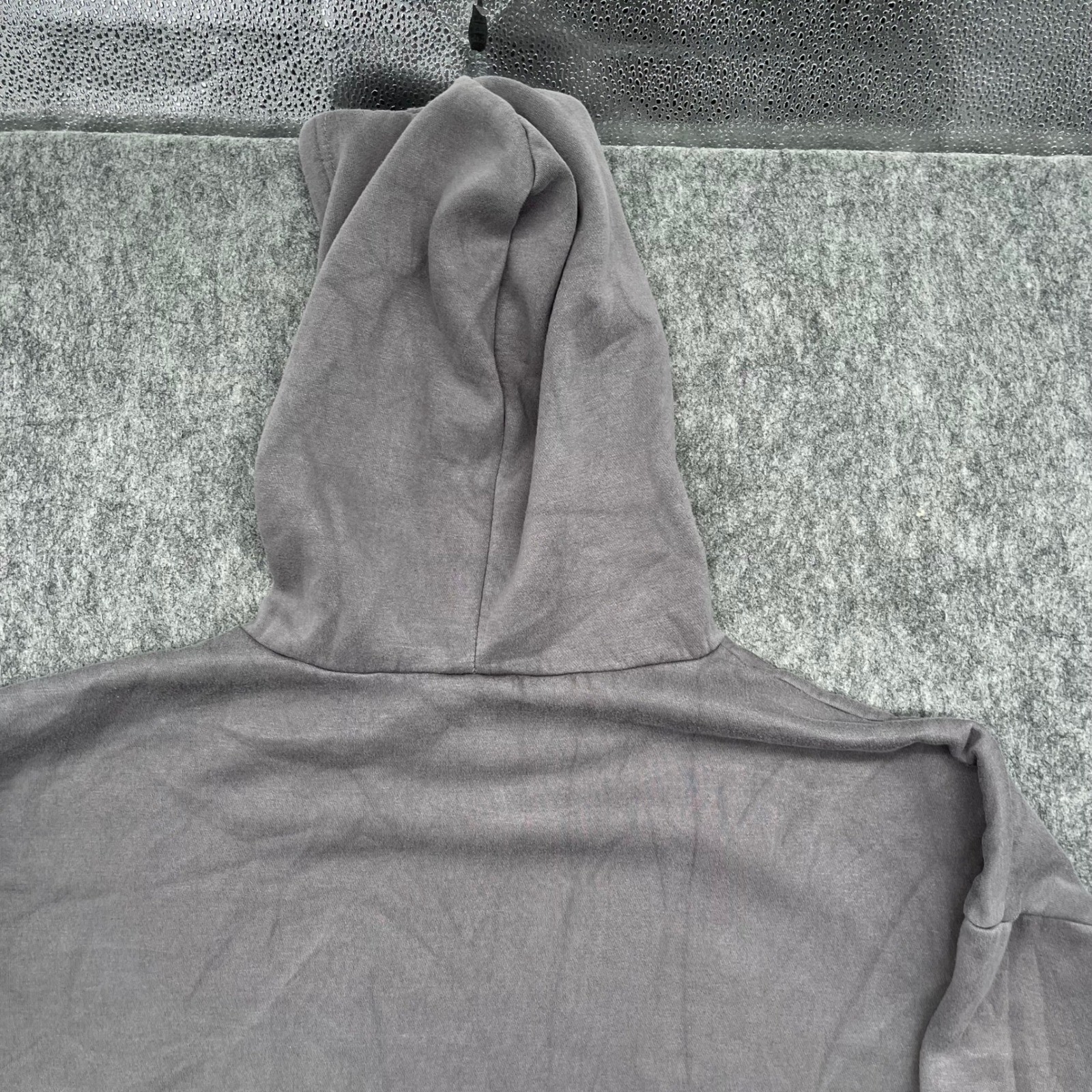 The Comfy Hoodie Blanket Gray Sweatshirt Fleece Lined One Size