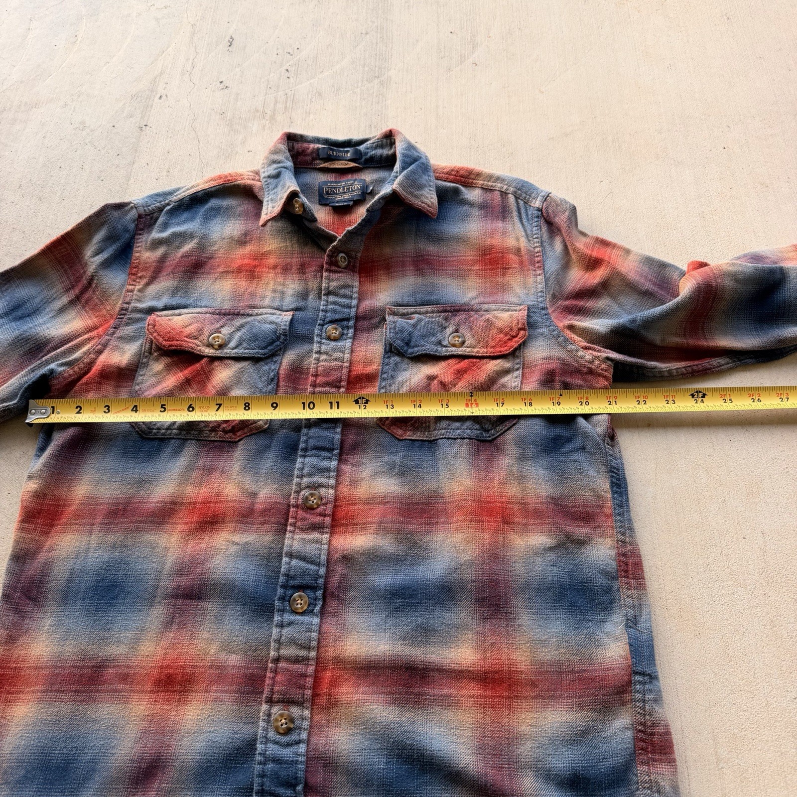 Pendleton Burnside Flannel Shirt Men’s Small