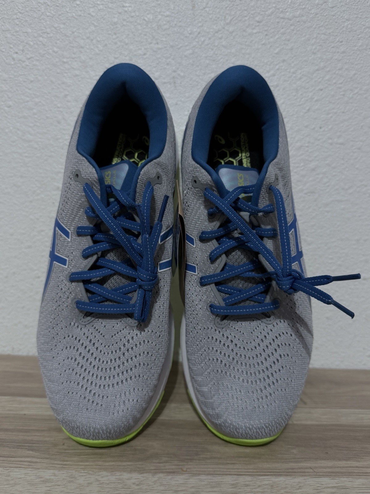Asics GEL-Cumulus 24 1011B365-021 Mens Sheet Rock/Lake Drive Sz 10 Wide 2E NIB
