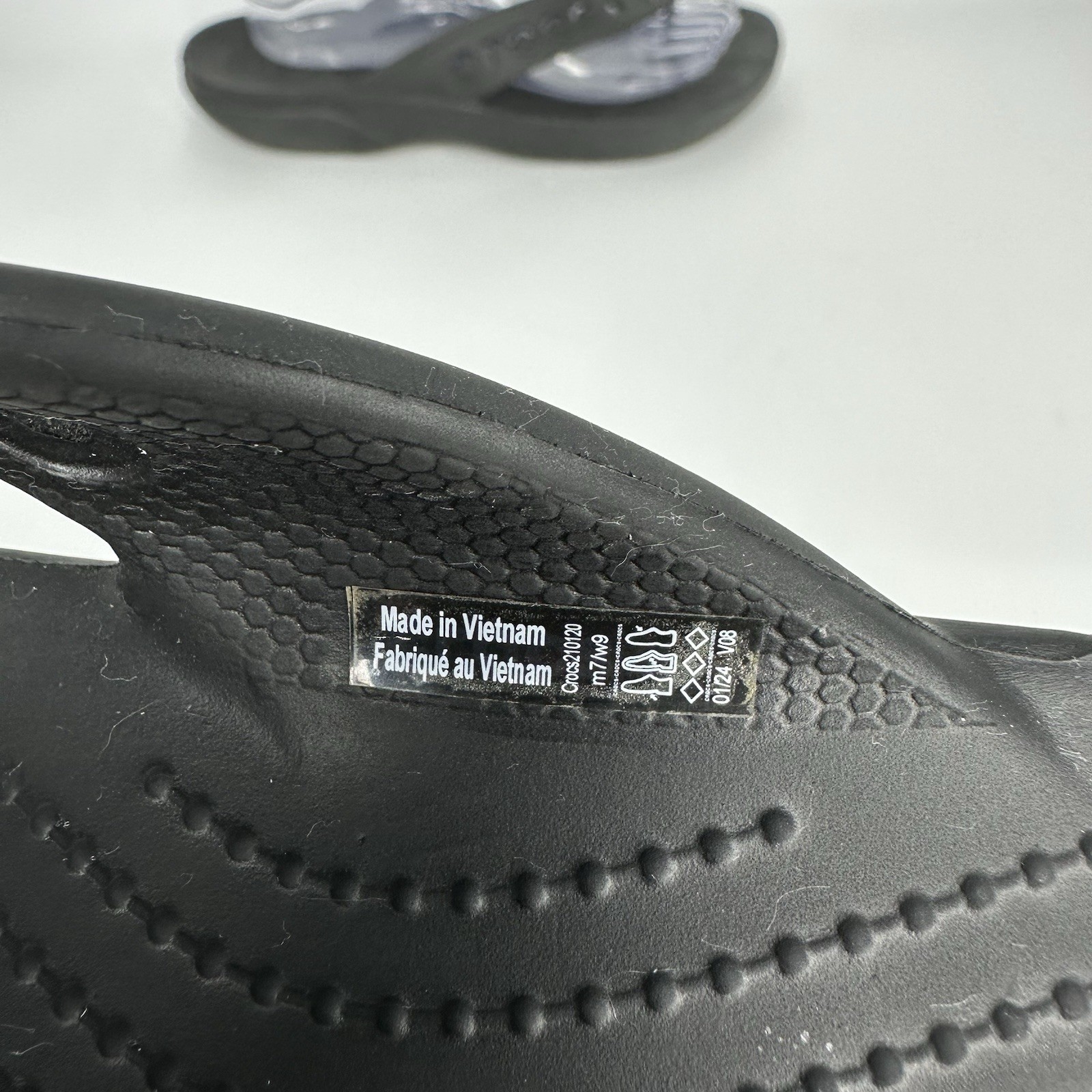 Crocs Sandals Baya II Flip Flop Black Slip On Women 9 US 210120