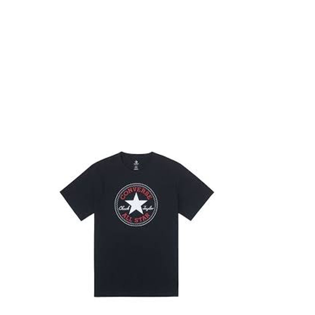 Converse Go To All Star Patch Standard Fit T-Shirt Black Unisex New 10025459-A01