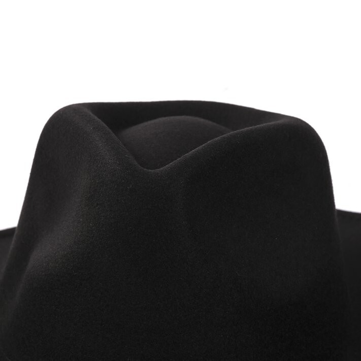 Black Western Cowboy, Cowgirl Hat, Adjustable Cotton & Polyester, Men Women