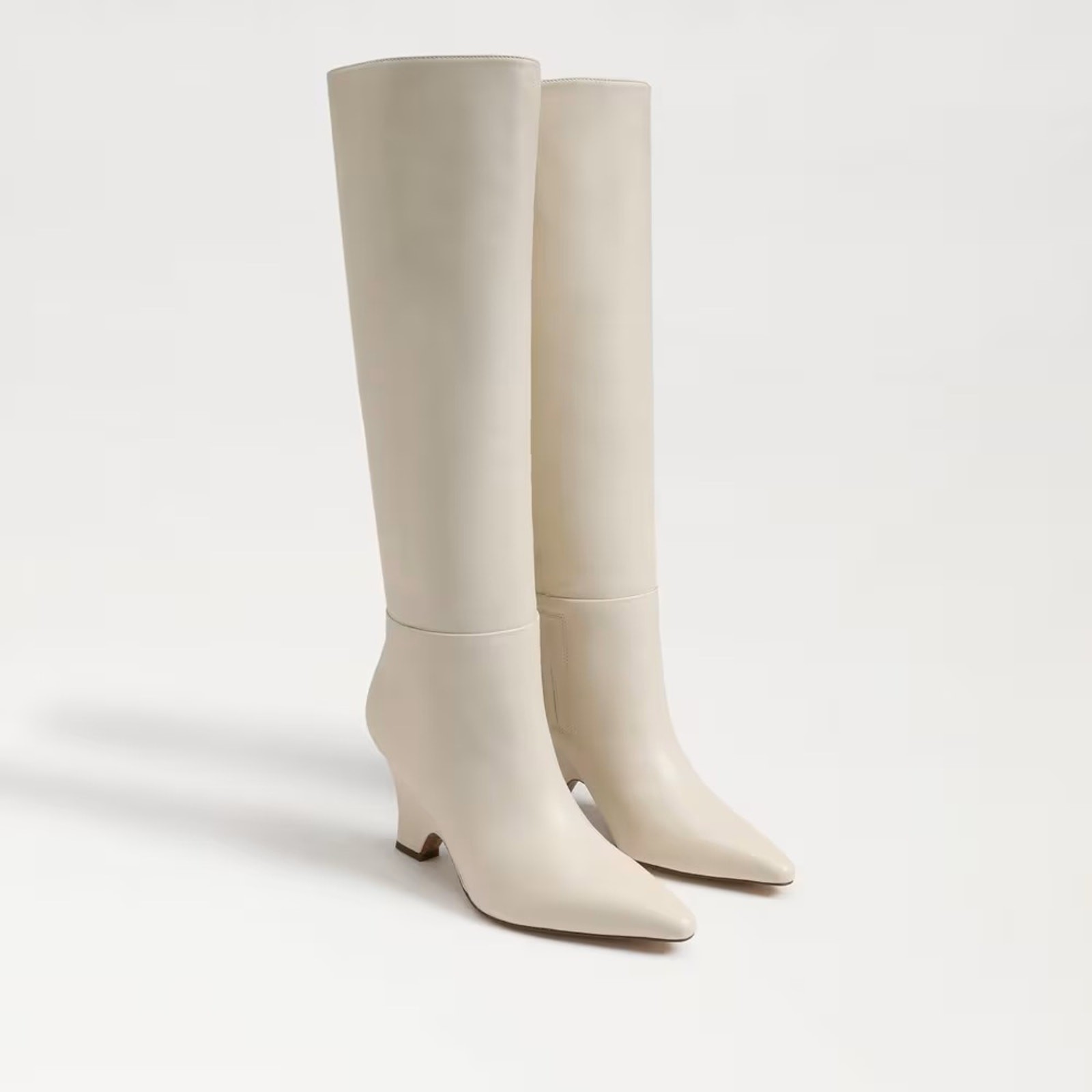 NEW Sam Edelman Vance Knee High Boots Women’s 5 Ivory Cream