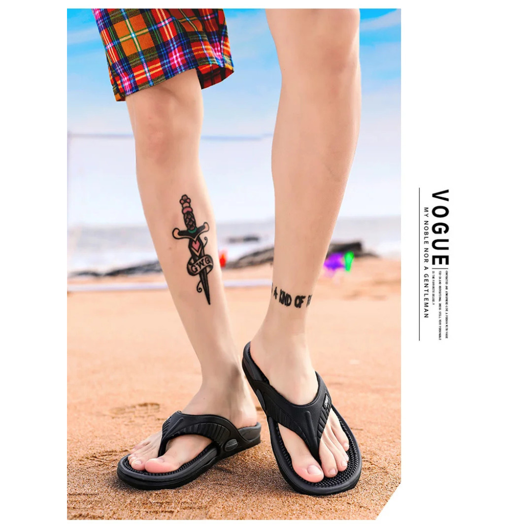 Massage Flip-flops Summer Men Slippers Beach Sandals Comfortable Men Casual Shoe