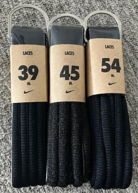 New Converse & Nike Black White Yellow Purple Blue 54 45 39 36 27 Inch Shoelaces