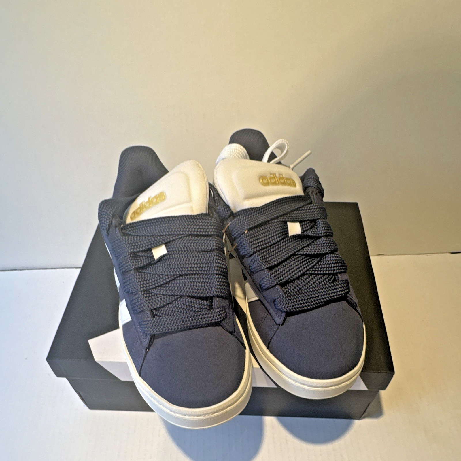 adidas Grand Court Alpha 00s Low Top Sneakers Blue/White Unisex Kids US 5