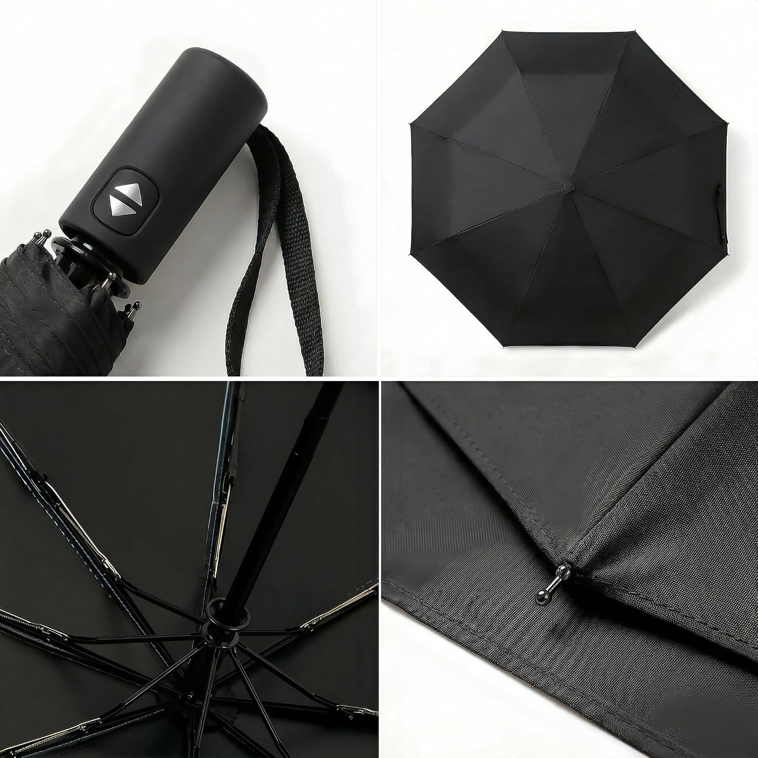 Compact Travel Umbrella UPF 50+ Waterproof Windproof Small Rain and Sun Umbrella