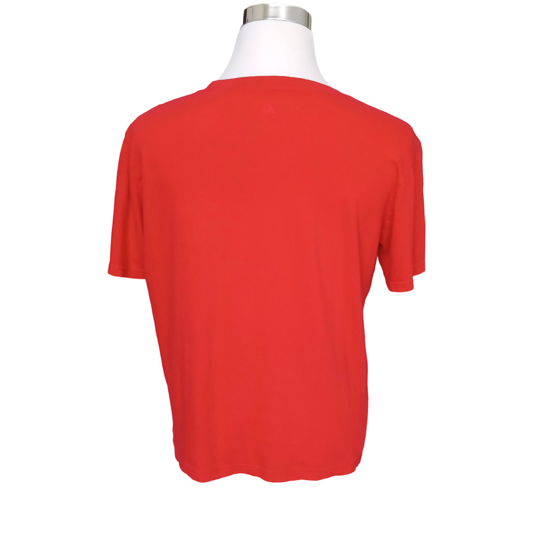 NASA Space Shuttle Mens L Red Graphic T Shirt By ADTN