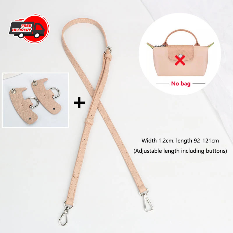 Longchamp Mini Leather Shoulder Crossbody Bag Strap Set Replacement Accessories