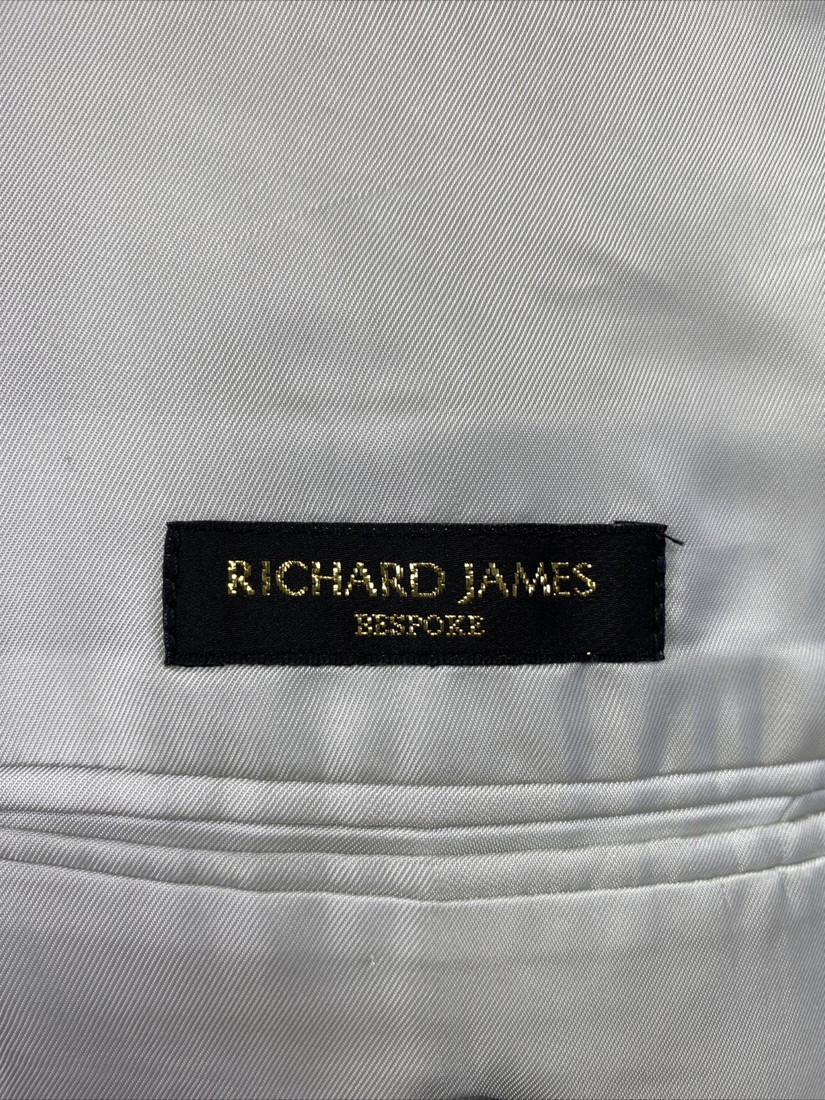 Richard James Savile Row 42R BESPOKE 2023 POW Glen Check Handmade Linen Jacket
