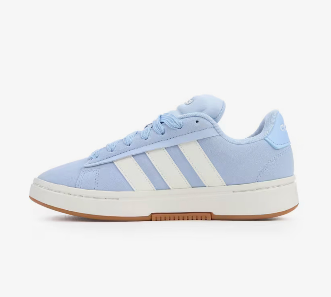 Adidas Womens Grand Court Alpha 00’s JS5038 Blue White Casual Shoes Sneakers