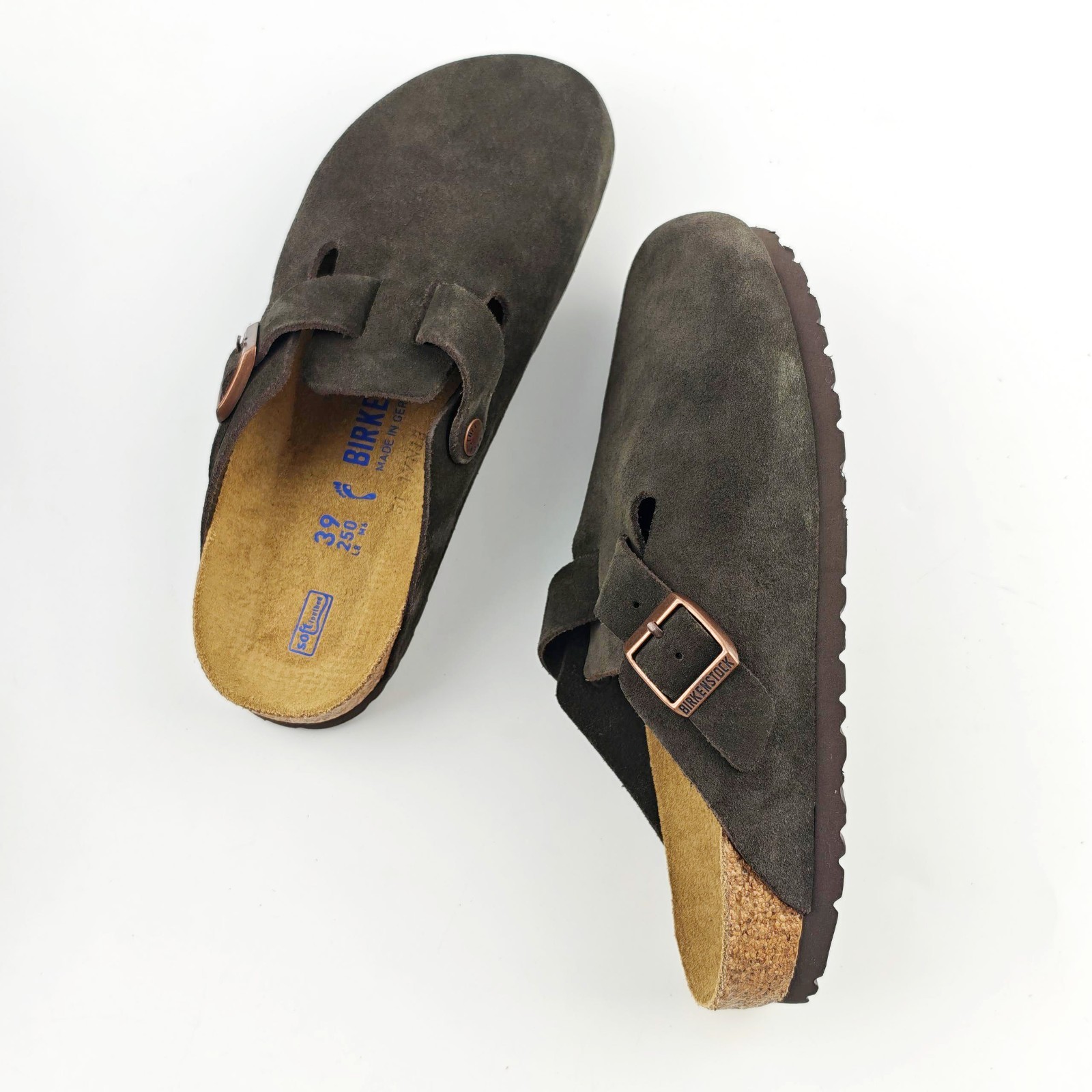 Birkenstock Boston Suede Clog Mocha Narrow/Wide Women’s and Men’s Shoes