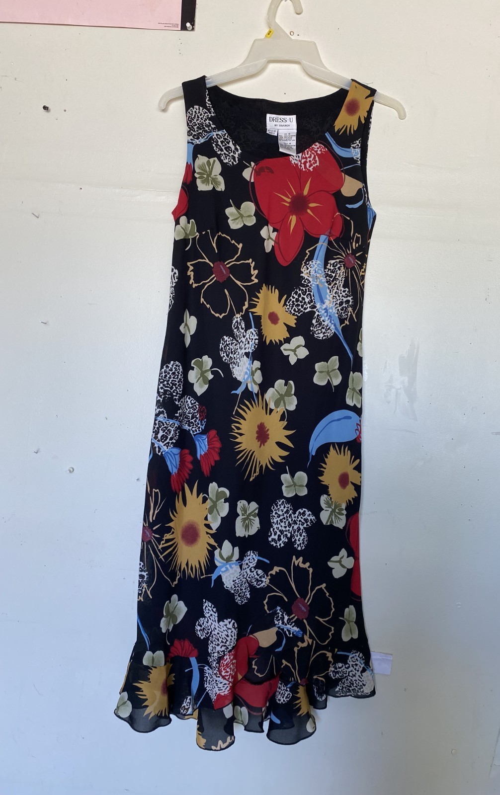 Y2K Vintage Dress‑U by Sharon 2‑pc. Beautiful Floral Chiffon Set – Size 8/10 –