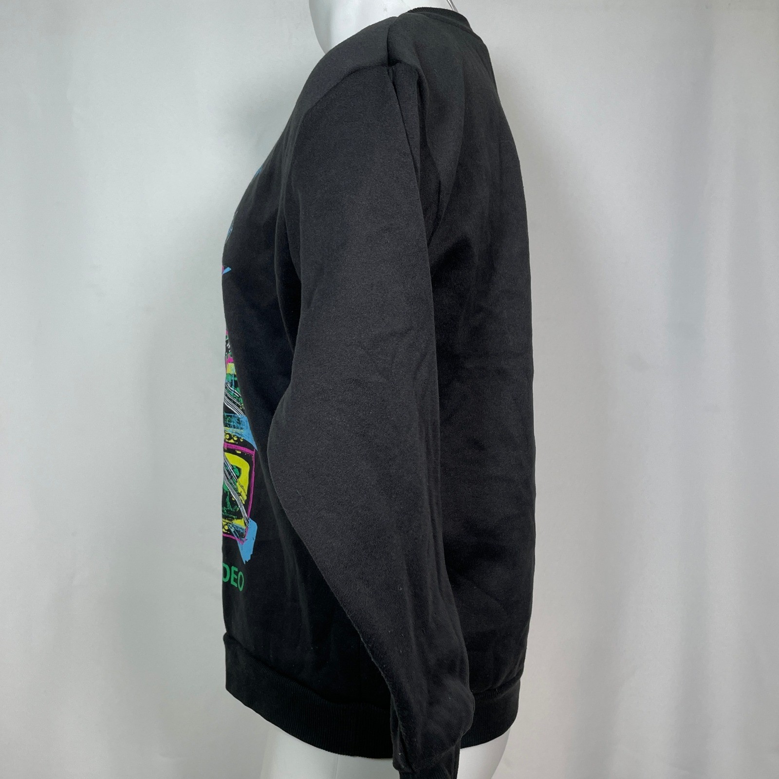 AC/DC Blow Up Your Video Angus Young Rock Black Sweatshirt Men’s MEDIUM