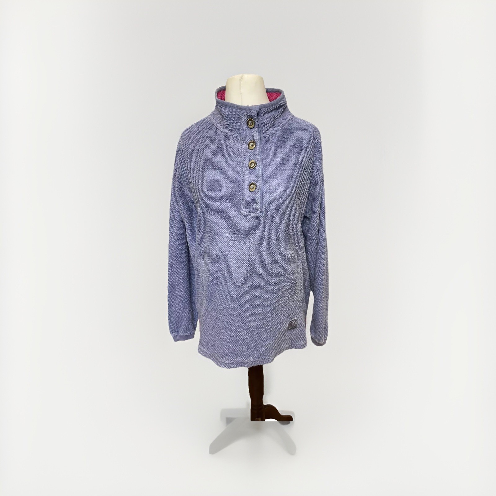 DEAL Womens Size Medium Lilac Purple Pullover Jumper 100% Cotton