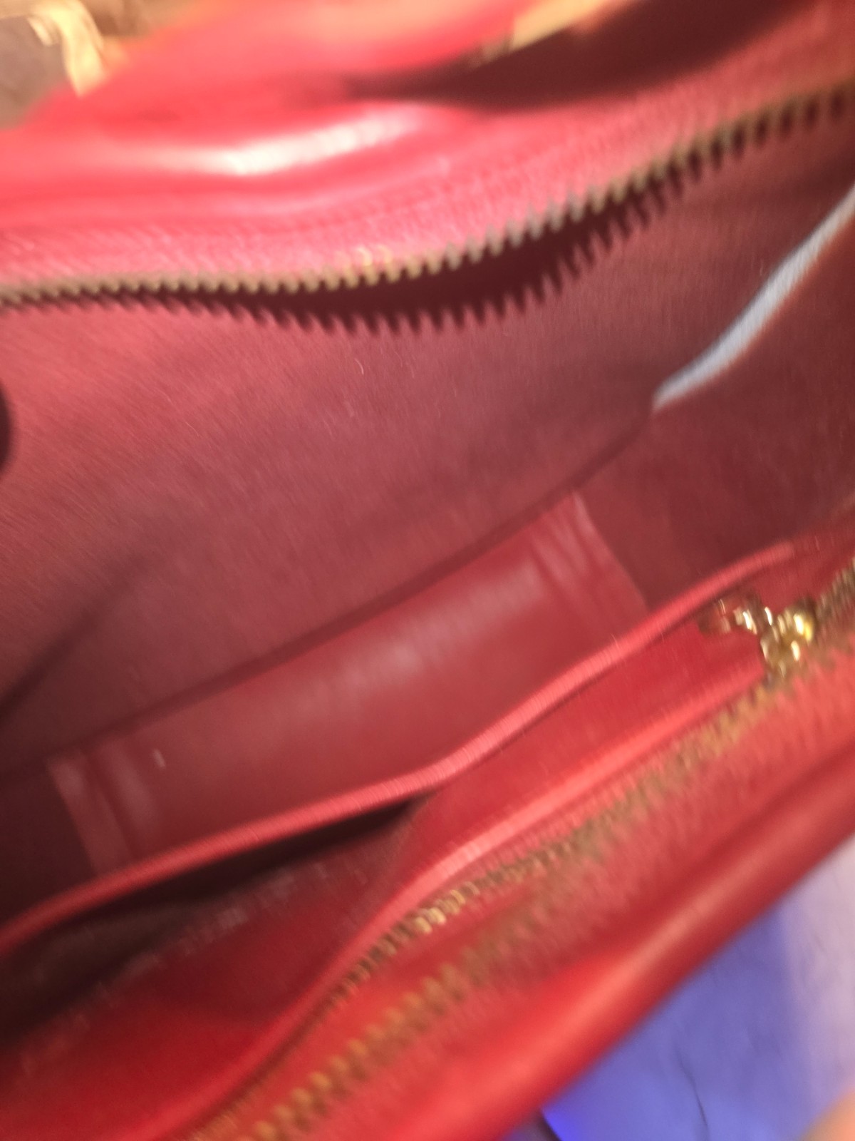 Women’s Handbag COACH Legacy Red Leather Zip crossbody 9966 RARE