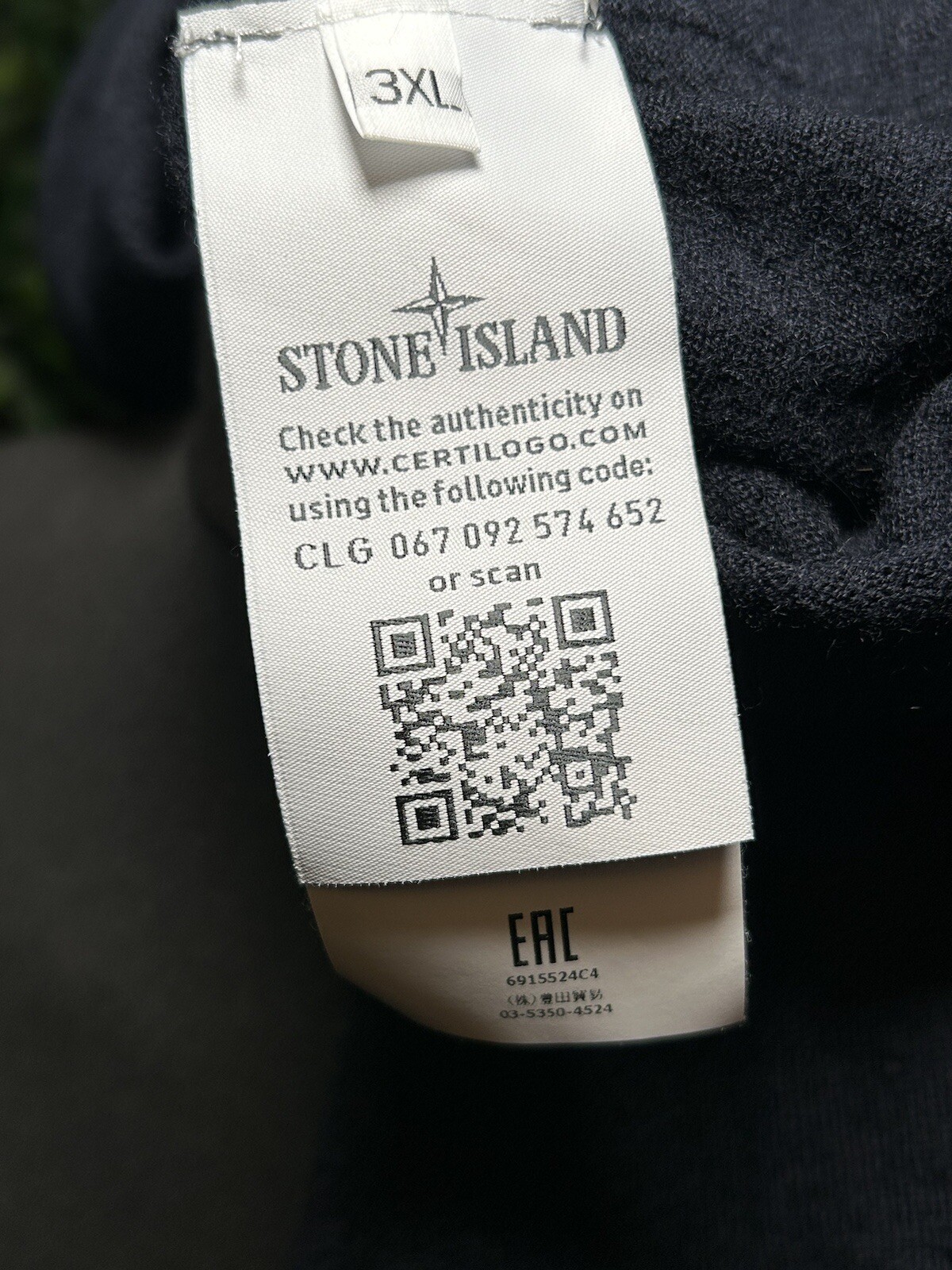 2018 AW Stone Island Jumper 100% Wool Dark Navy Blue 3XL Mens Terraces Casuals