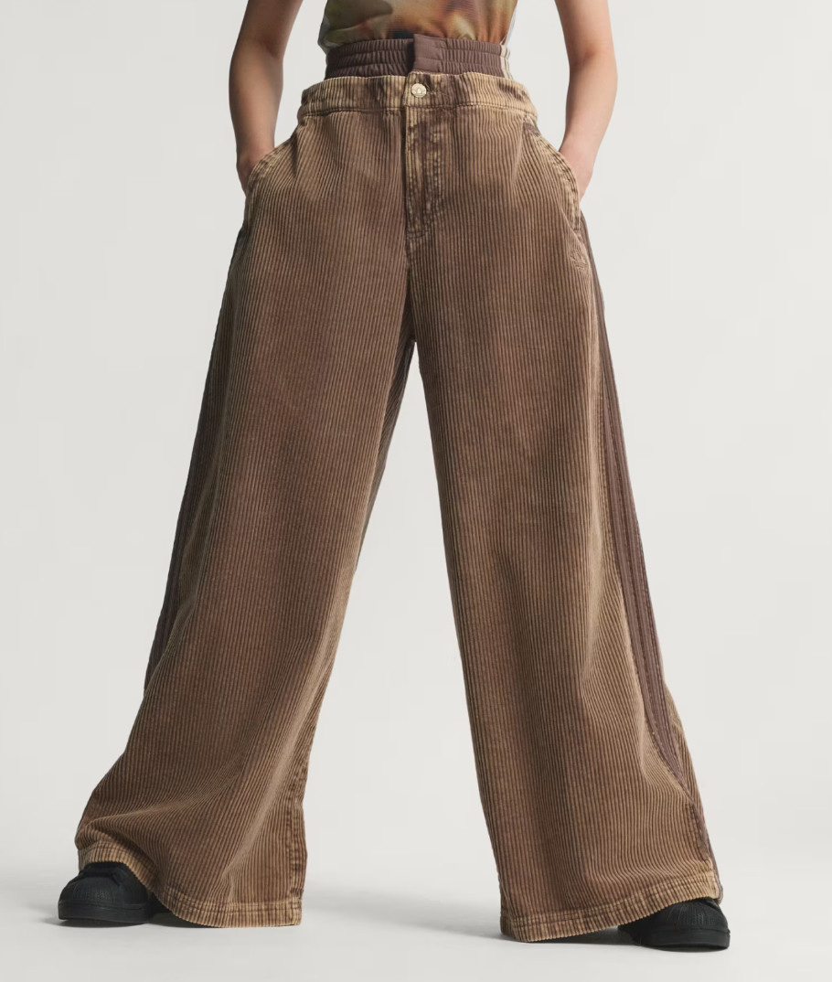 adidas Originals Corduroy SST Oversized Pants Women Lifestyle AsiaFit NWT KD8782
