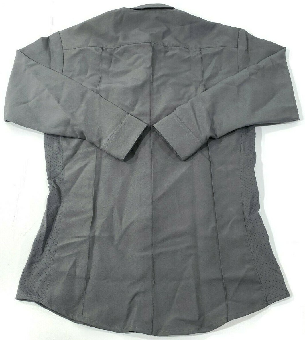 NEW BLAUER MENS LONG SLEEVE POLYESTER SUPERSHIRT SHIRT 8670 GREY 15.5 x 31″