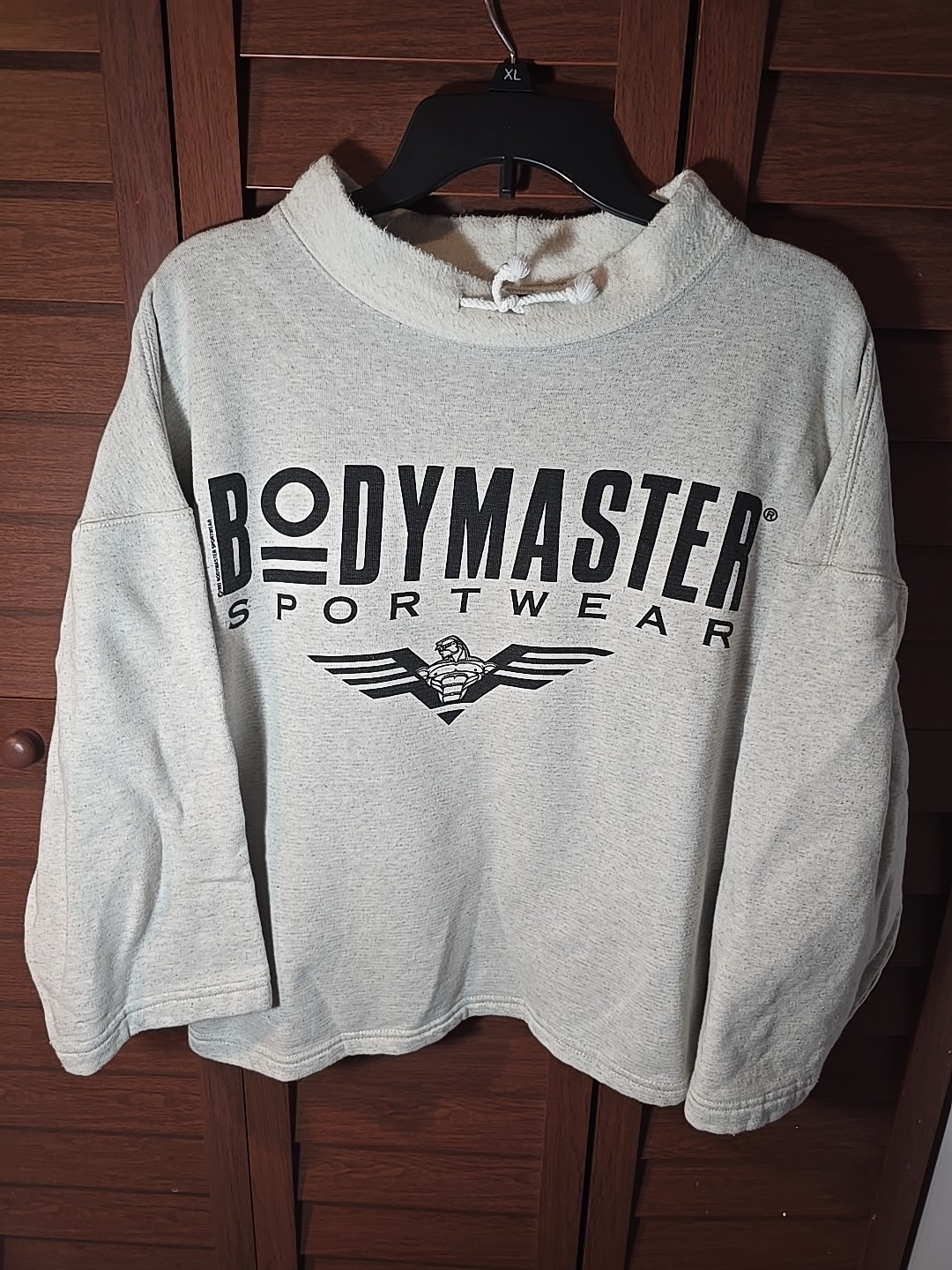 1992 BodyMaster Adult Gym Shirt Sweatshirt Muscle Bodybuilder USA Sz Medium