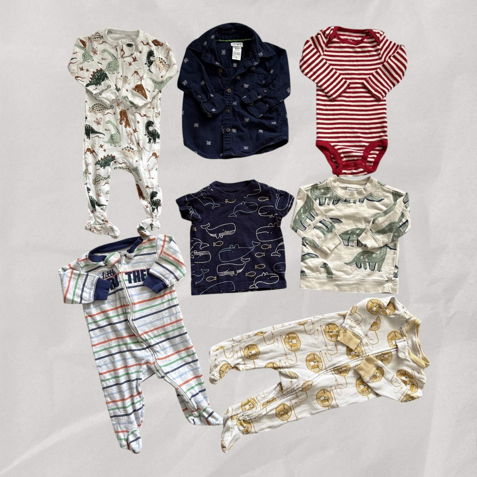 Boys 6 Months Clothes 16 Piece Lot Mix Brands and Styles Carter’s, Nike and more