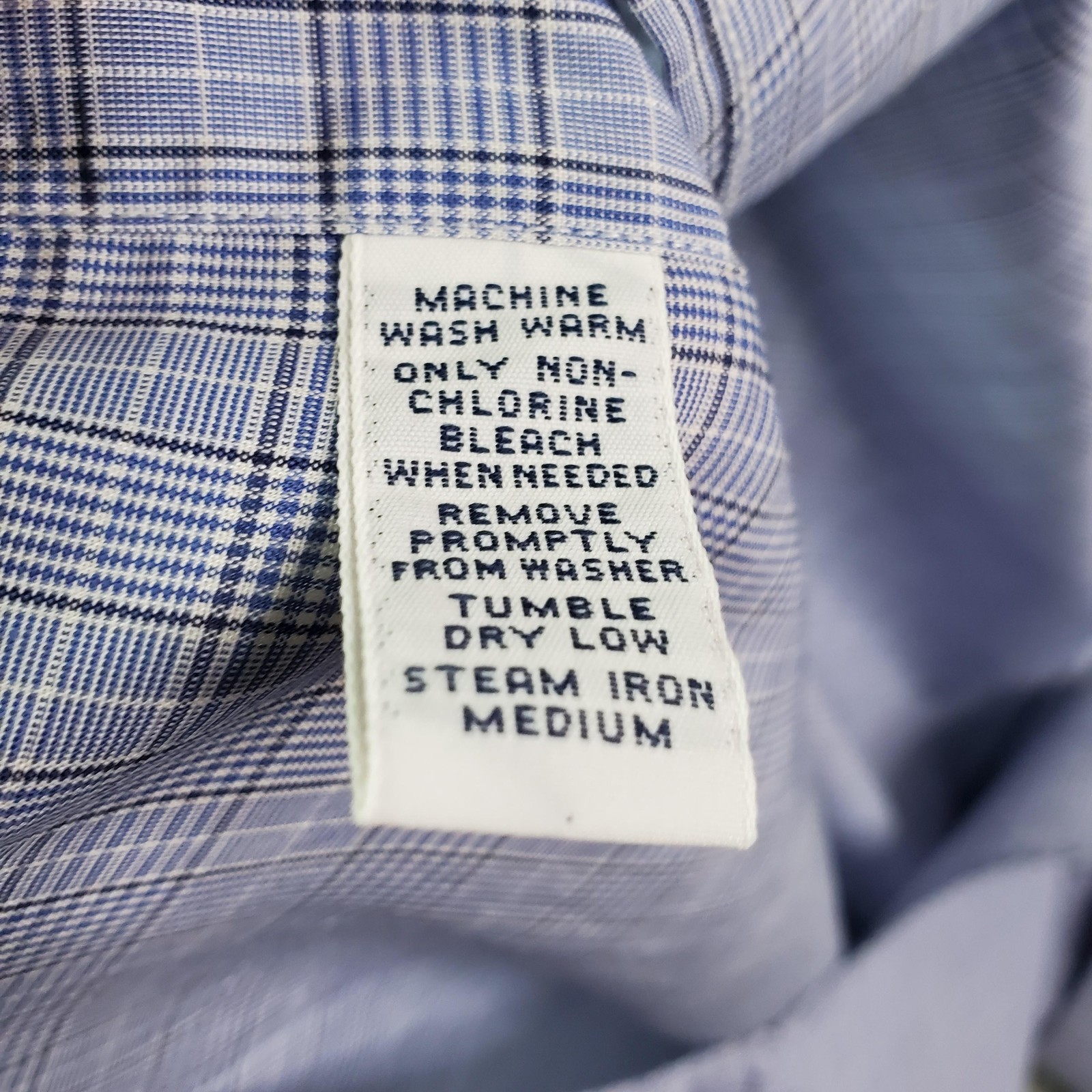 Ralph Lauren Shirt Mens 15 1/2 34/35 Plaid Yarmouth Button Down Classic Fit