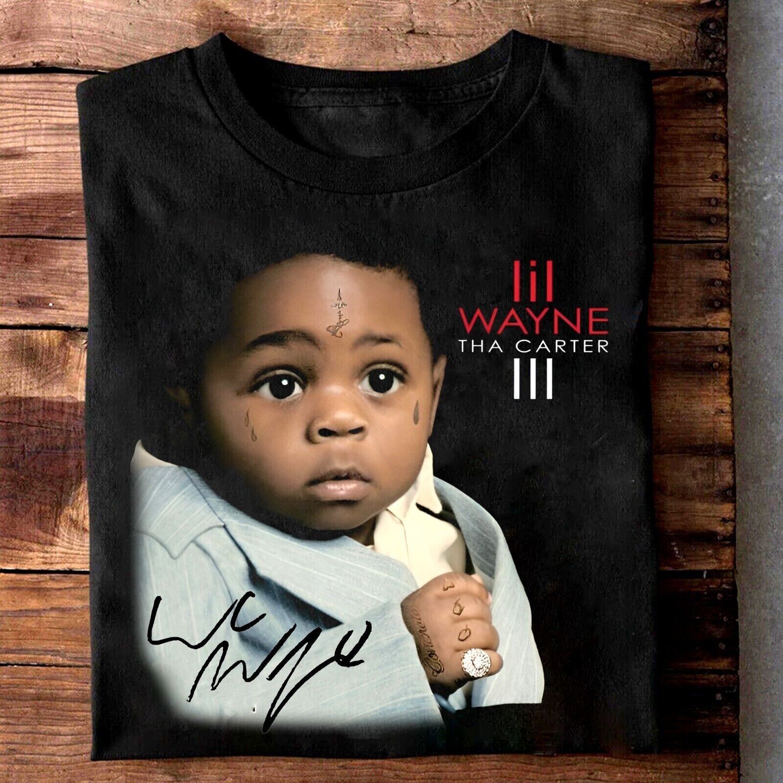 Lil Wayne – The Carter III Black Cotton All size T-shirt HRB261