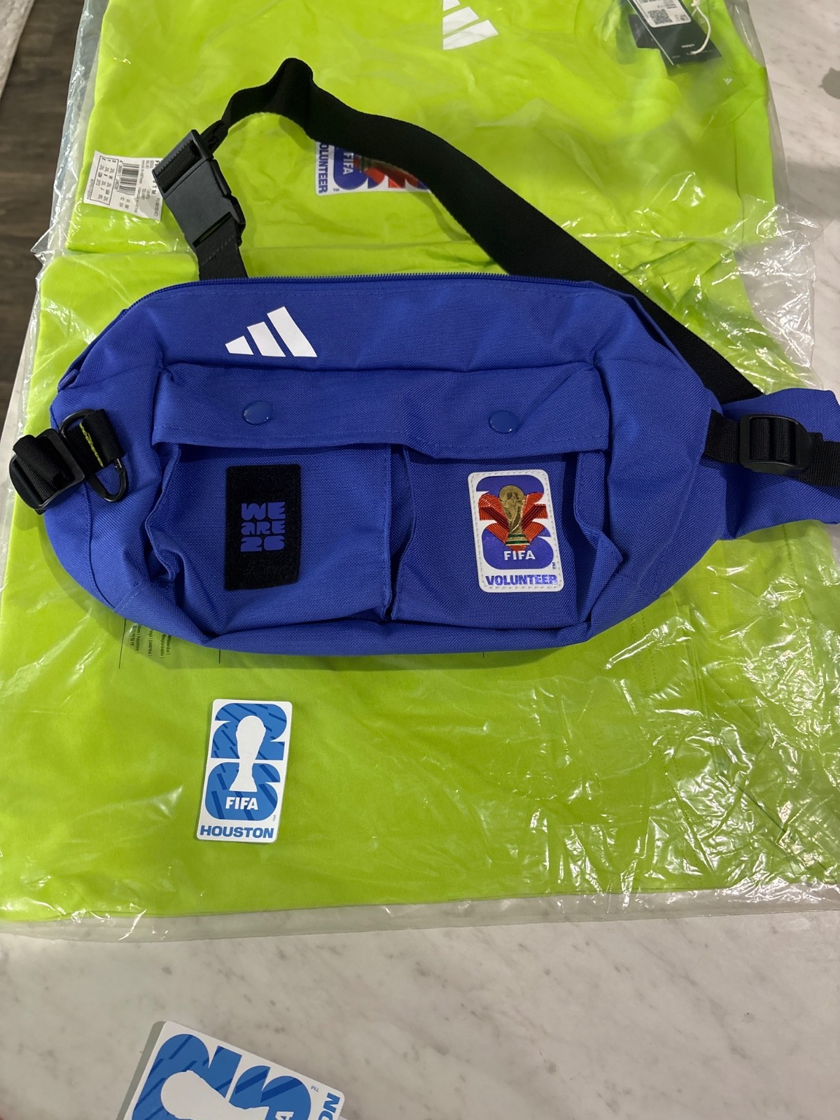 Official FIFA Adidas Crossbody/Fanny Pack Bag NEW with Patch
