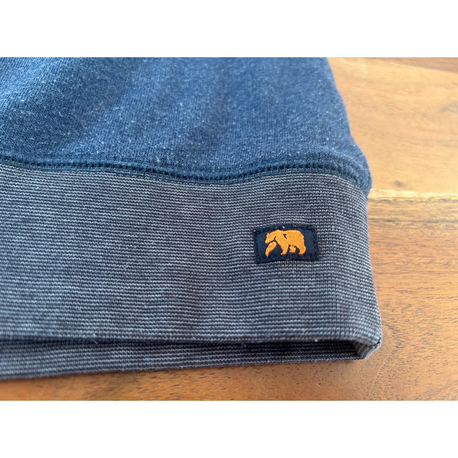 The Normal Brand Puremeso Crewneck Sweatshirt Mens XL Navy Blue Heather Pullover