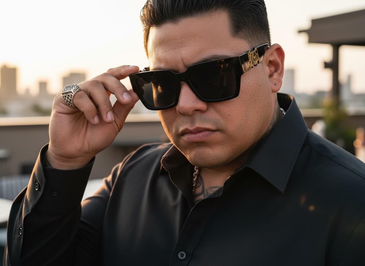Biker Hardcore Gangster Hip Hop LOCS SUNGLASSES XXL Frame For Big Wide Fat Heads