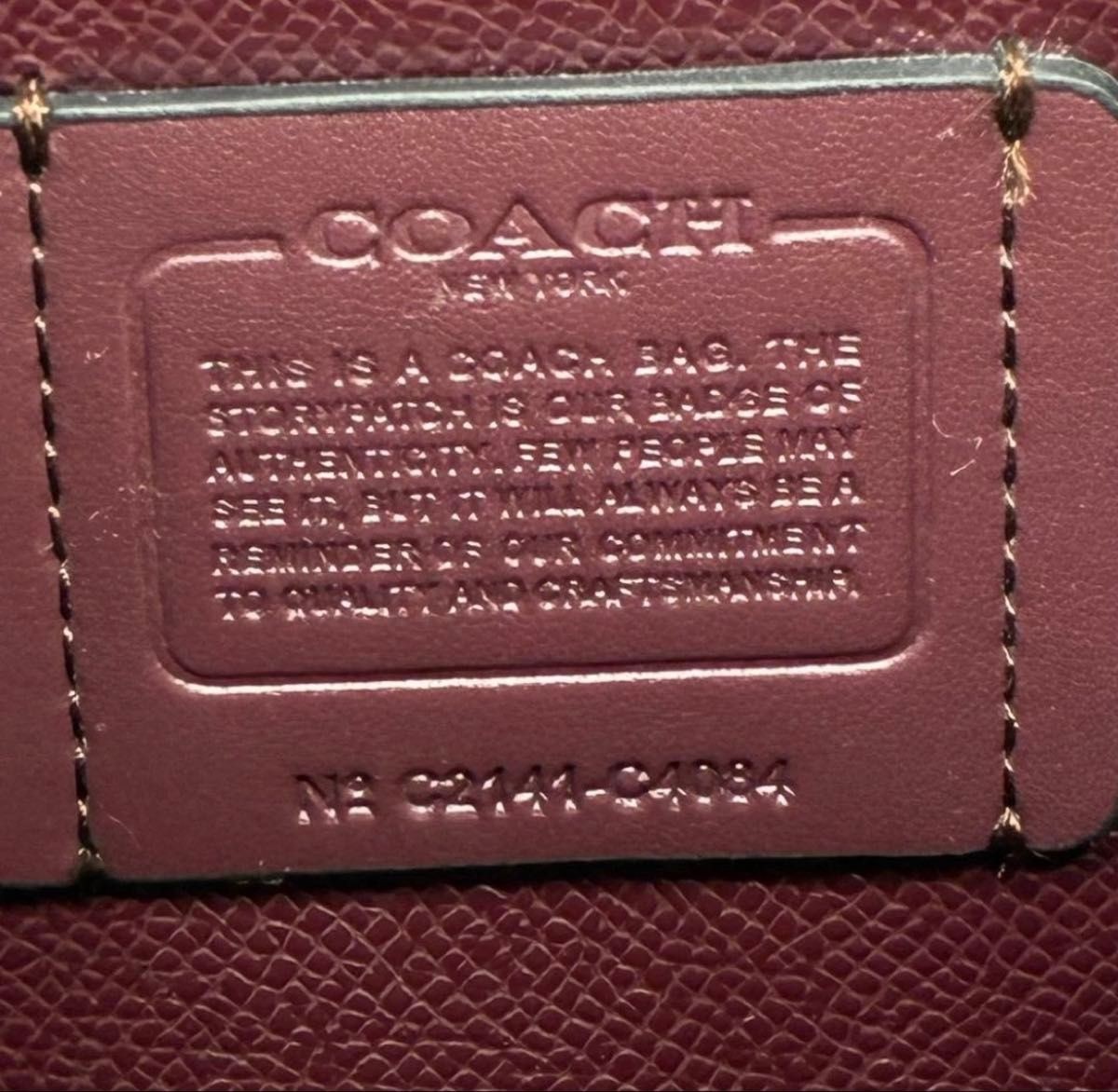 COACH C4084 Molly Tote 25 Leather Handbag 2‑Way Shoulder 19.5x29x10.5cm 530g