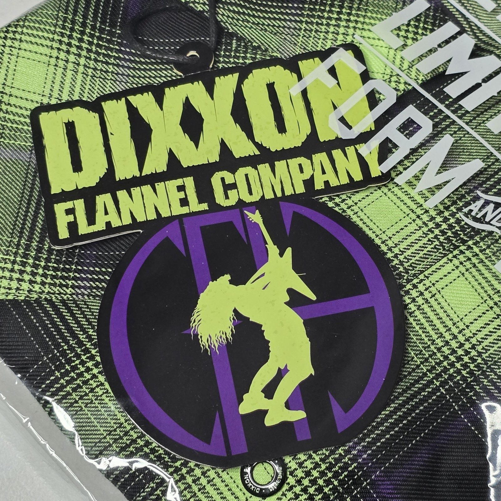 DIXXON FLANNEL x DIMEBAG DARRELL Flannel Shirt Collab – Men’s Large